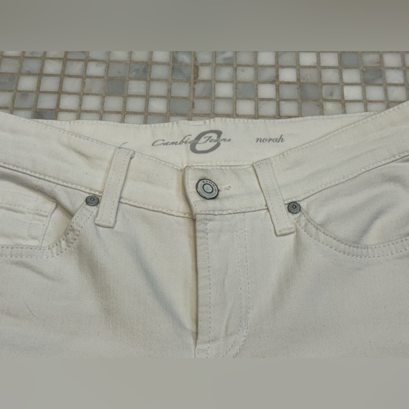 Cambio Women's Noah Bootcut White Jeans - Picture 2 of 7